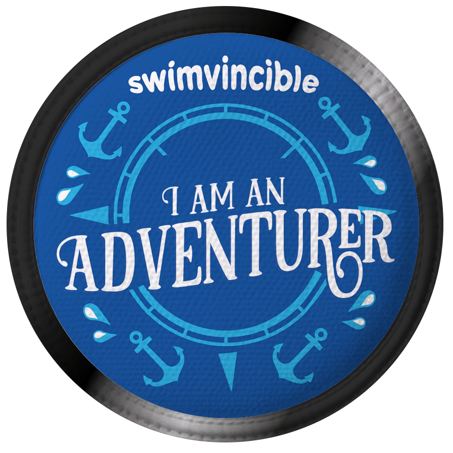 water babies team adventurer swimvincible badge
