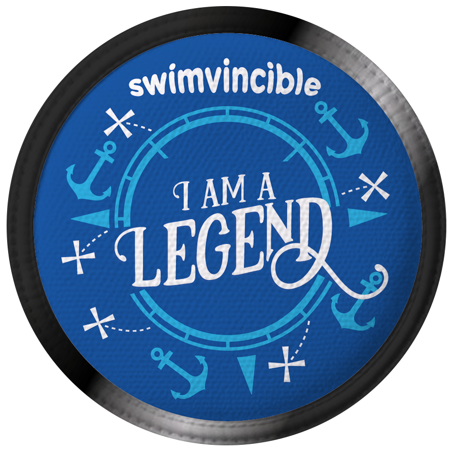 water babies team legend swimvincible badge